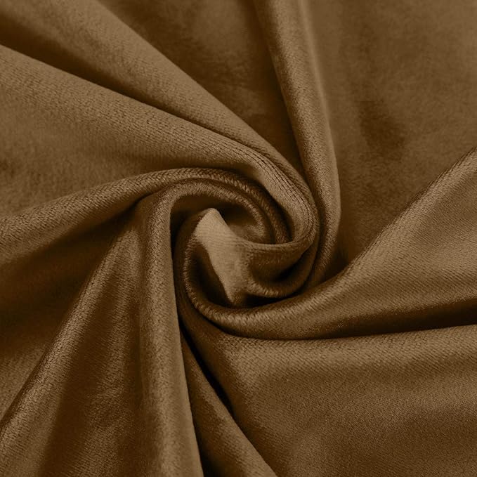 ChadMade Blackout Lined Premium Velvet Curtain Jave 84Wx96L Inch, Eyelet Grommet - Image 6