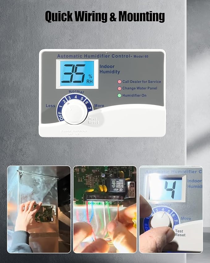 60 Whole House Humidifier Control Humidistat Fit - Image 7
