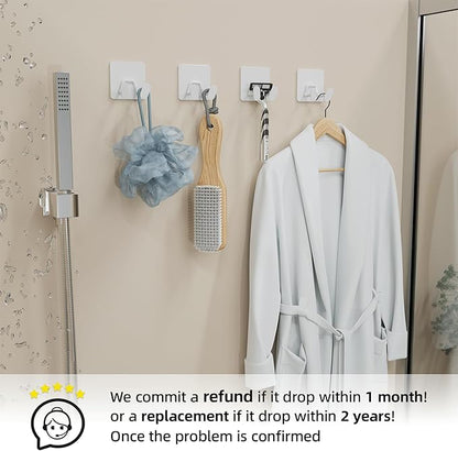 Adhesive Shower Hooks for Bathroom - Image 4