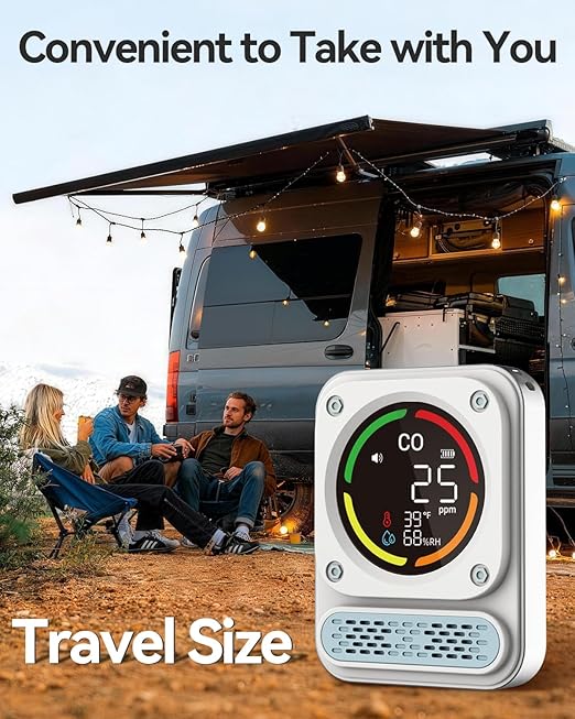 3-in-1 Carbon Monoxide Detector, 0-1000ppm CO Meter - Image 8