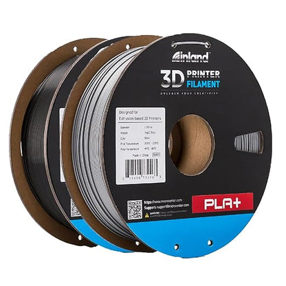 INLAND Micro Center PLA+ 3D Printing Filament 1.75mm by INLAND
