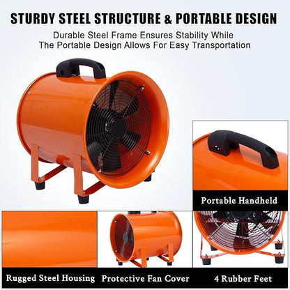 12 in Utility Blower Exhaust Fan - Image 4