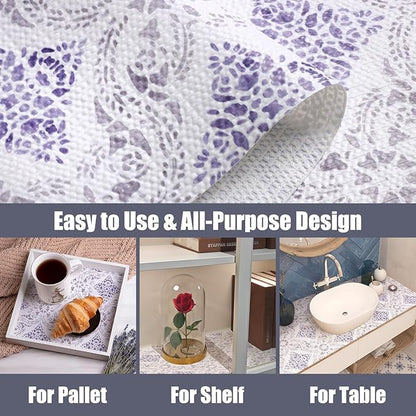 Tatyanna Shelf Liner for Kitchen Cabinets Non Adhesive Boho Drawer Liners - Image 3