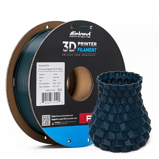 INLAND Micro Center PLA+ 3D Printing Filament 1.75mm by INLAND