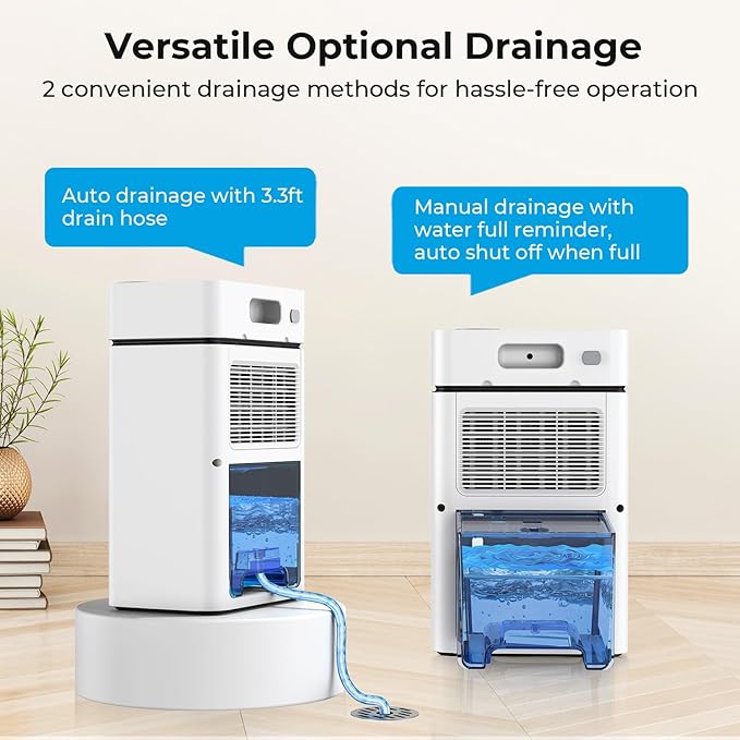 Dehumidifiers for Home, PLUSCENT 1000 Sq.ft Quiet Dehumidifier - Image 4