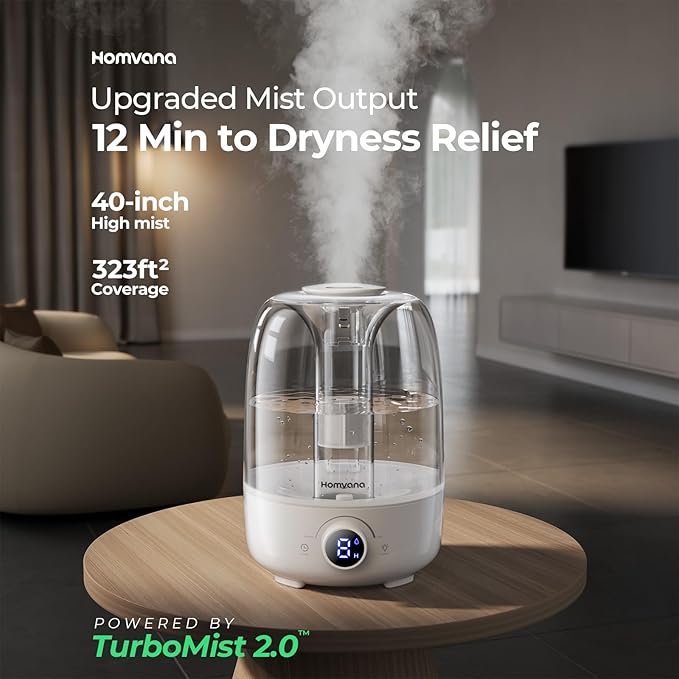 Homvana Humidifiers for Bedroom Diffusers - Image 2