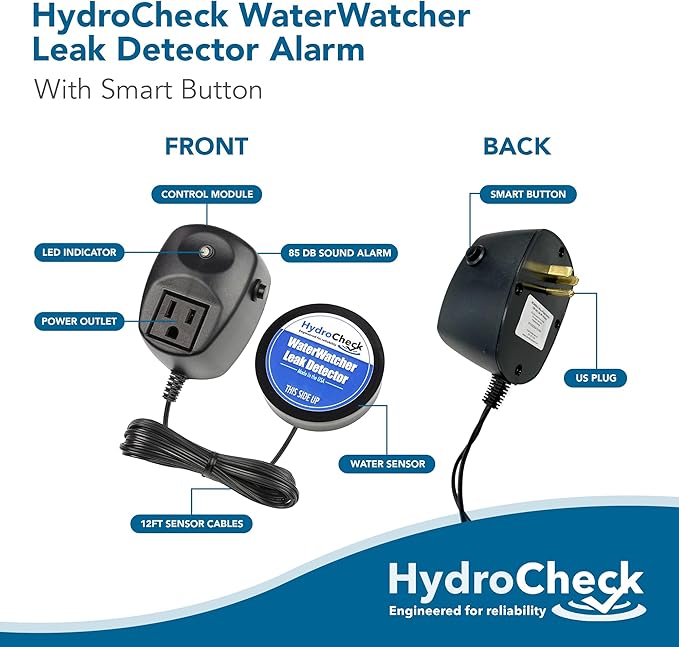 Water Sensor Alarm, Smart Water Leak Detector - Image 2
