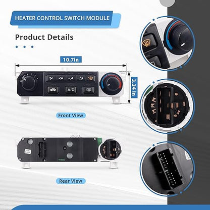 599-268 Heater A/C Control Switch, Front Climate Control Module Compatible - Image 6