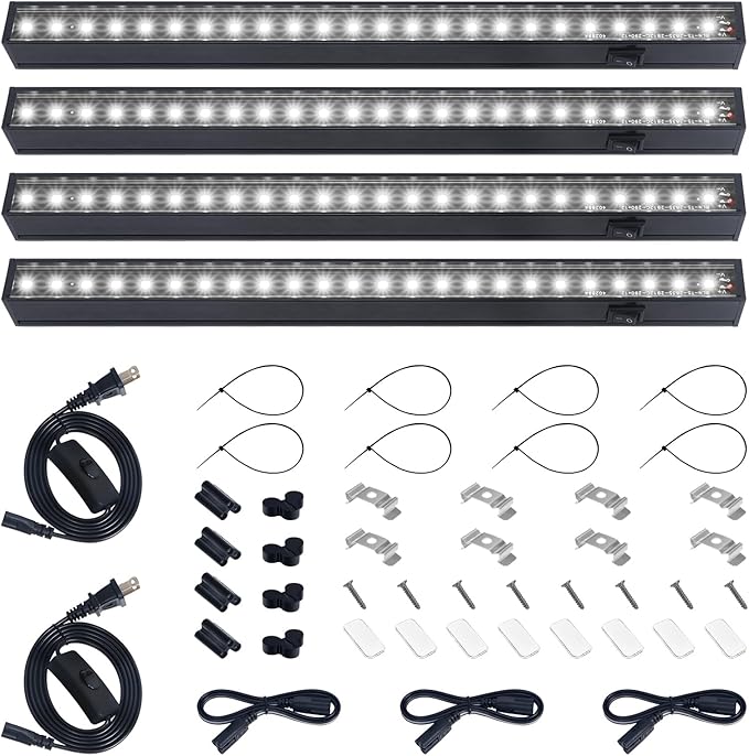 Barrina T5 Grow Lights for Indoor Plants, Full Spectrum Grow Light, 1ft LED by Barrina