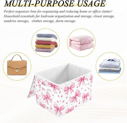 xigua Bows and Polka Dots Storage Bins - Image 7