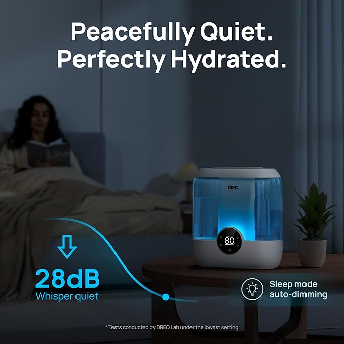 DREO Humidifiers for Bedroom, 6L Top Fill Supersized Cool Mist Humidifier for - Image 7