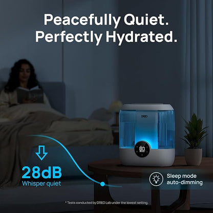 DREO Humidifiers for Bedroom, 6L Top Fill Supersized Cool Mist Humidifier for - Image 7