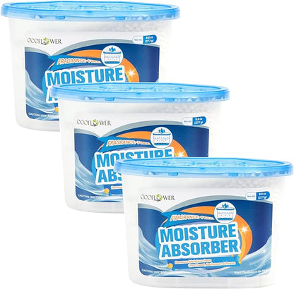 3-Pack Moisture Absorber, 9.8 oz, Traps Moisture & Humidity, Portable by Unknown