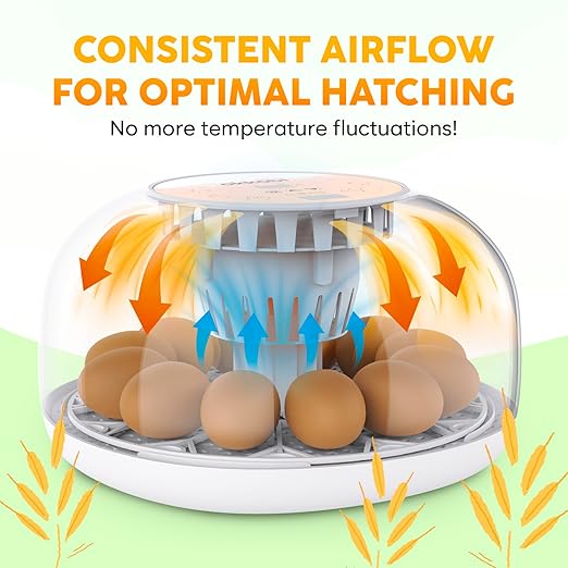 Okkobi M12 Egg Incubator with Automatic Turner and Humidity Control - Image 7