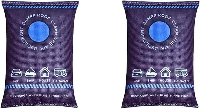Reusable Dehumidifier Bags, Silica Gel Moisture Absorber, Microwave Rechargeable by Unknown