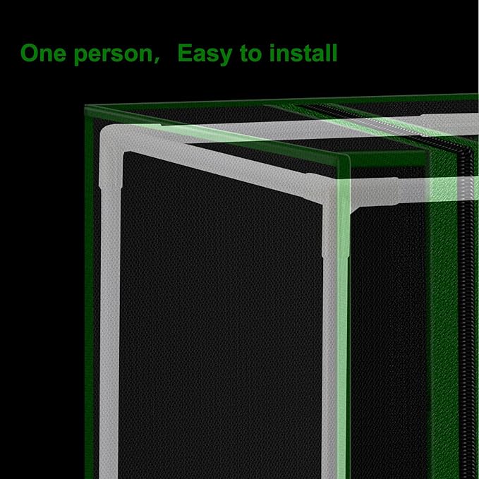 MELONFARM Small Grow Tent for Aerogarden，24”x16”x20” ，Hydroponics Growing - Image 6
