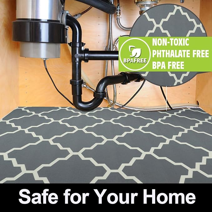 AiBOB Waterproof Under Sink Mat, Absorbent Quick Dry Sink Liners Protect - Image 6