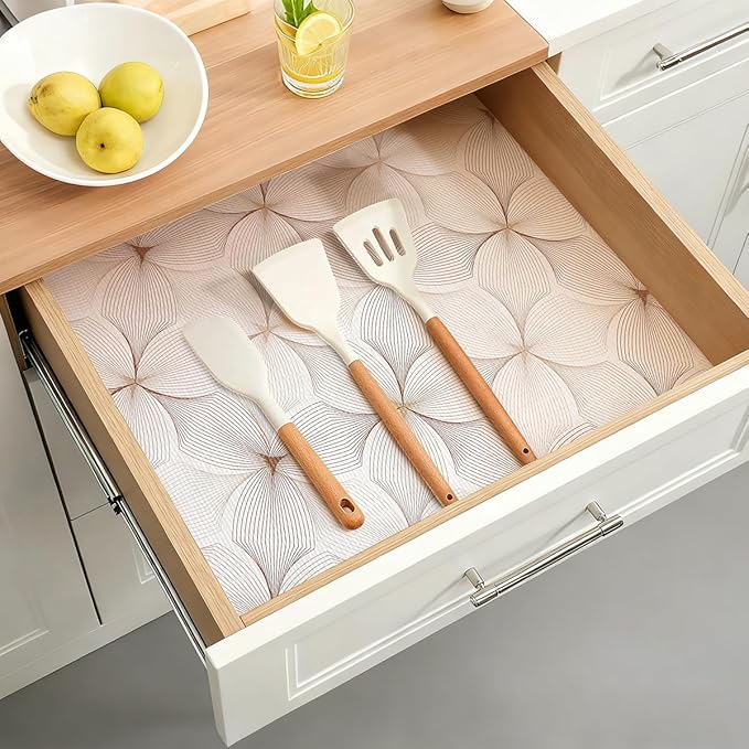 Shelf Liner for Kitchen Cabinets, Non Adhesive Cabinet Liner, Non-Slip Drawer - Image 5