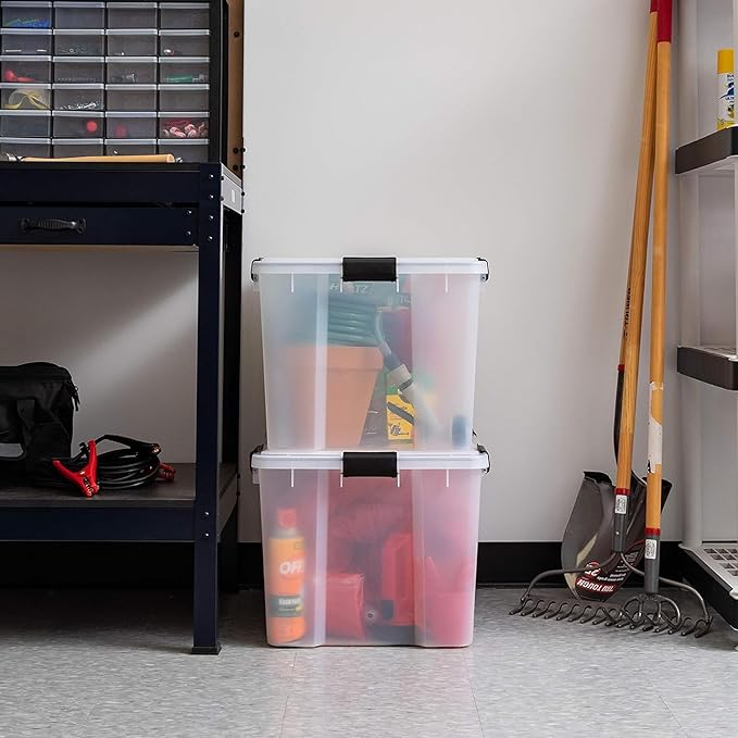 IRIS USA WeatherPro 74 Qt Storage Bins - Image 7