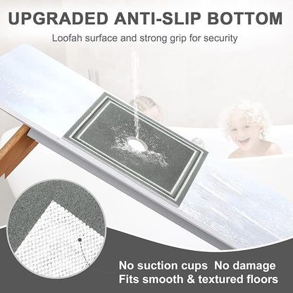 Square Shower Mat Non Slip: 24x24 Inch Extra Large Shower Mats - Image 2