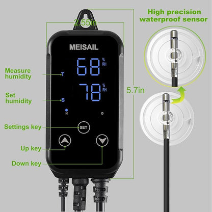 Humidity Controller Greenhouse Shiitake Mushrooms Humidifying dehumidifier - Image 3