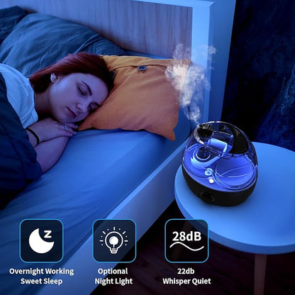 Humidifiers for Bedroom and Large Room, 2.2L Cool Mist Humidifier for Baby - Image 4