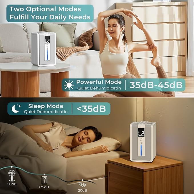 Dehumidifiers for Home, 42 OZ Small Dehumidifier - Image 3