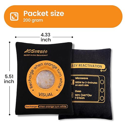 ADSorbco 200 Gram Rechargeable Desiccant Packs - Image 2