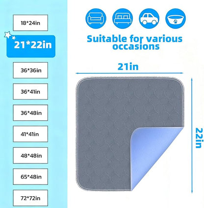 RIQINXIN Waterproof Chair Pads for Incontinence 4 Pack Reusable Seat Protector - Image 3