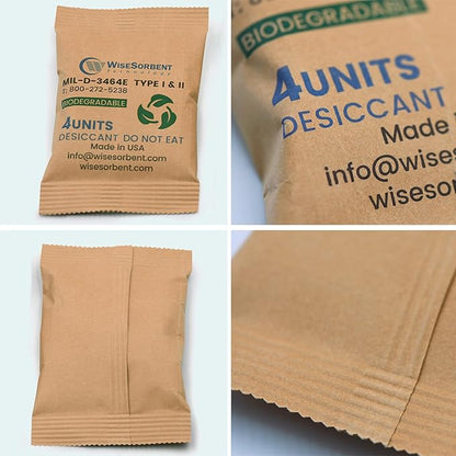 Kraft Clay Desiccants Packs for Safe, 132 Gram 210 Packs Dehumidifier for Gun - Image 7