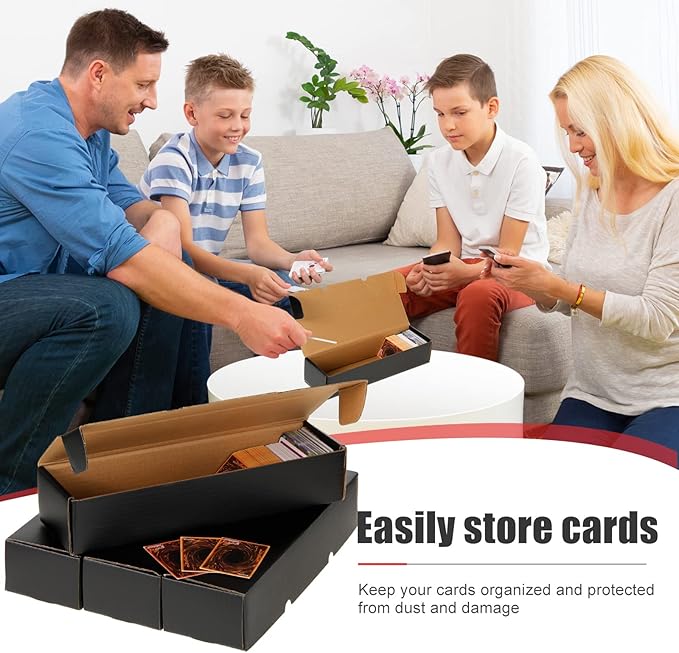 Yexiya 6 Pcs 800 Count Storage Box Card Holders, Trading Cards Sports Collector - Image 3