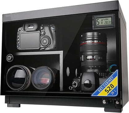 28L Camera Dry Cabinet Digital Control Dehumidifier, Electronic Dry Box by Unknown