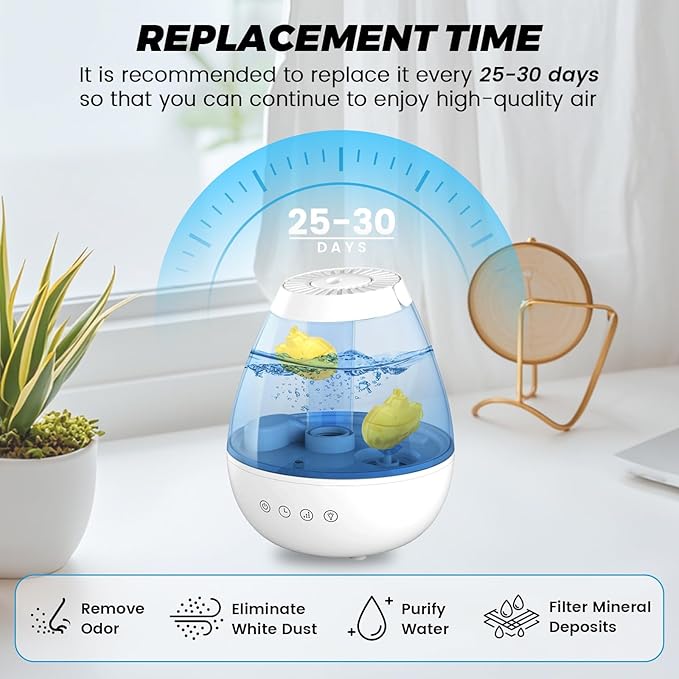 puxyblue   9-Pack Humidifier Tank Cleaner Yellow Small - Image 7