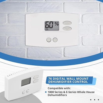 76 Digital Wall Mount Dehumidifier Control Compatible - Image 2