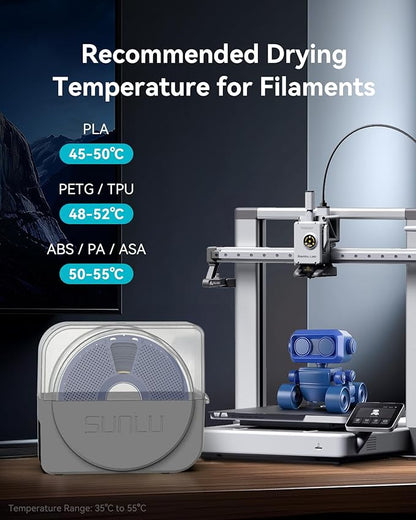 SUNLU S1 Plus Dry Box Grey, 3D Filament Storages - Image 6