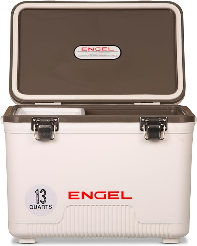 ENGEL 13qt Leak-Proof, Air Tight, Drybox Cooler and Small Hard Shell Lunchbox by ENGEL