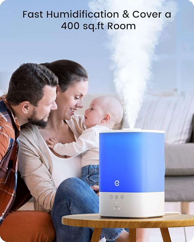 Humidifiers for Bedroom Large Room, Esemoil Smart WiFi Cool Mist Humidifiers - Image 4