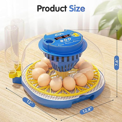 Chicken Egg Incubators for Hatching Eggs, 12 Egg Incubator - Image 2