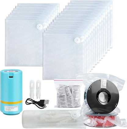 Upgraded PLA Filament Storage Bags Kit by indiedouker
