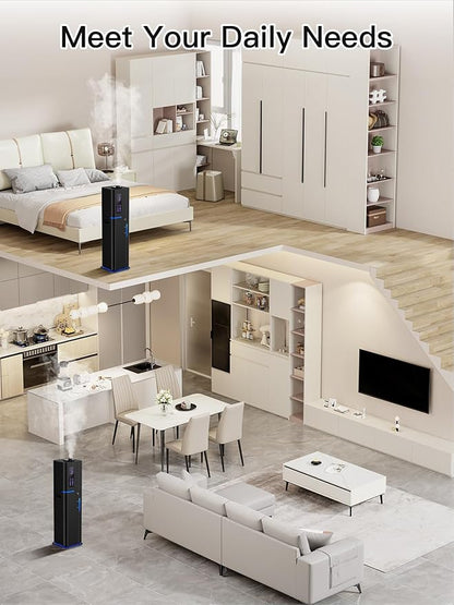 10L/2.64Gal Humidifier, Top Fill Quiet Ultrasonic Cool Mist Humidifiers - Image 6