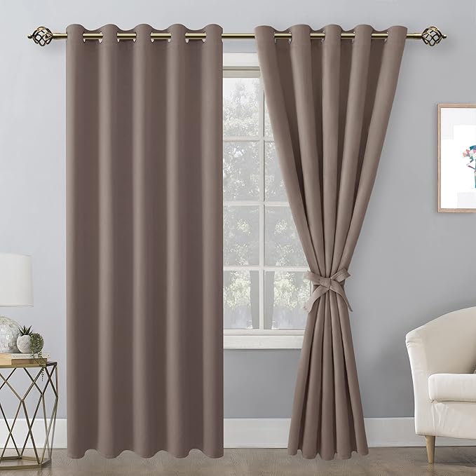 Hiasan Blackout Curtains for Bedroom, 60 x 84 Inches Long - Image 2