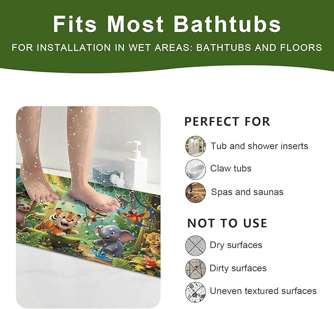 XIYUNTE Upgrade Baby Bath Mat Non Slip - Image 6