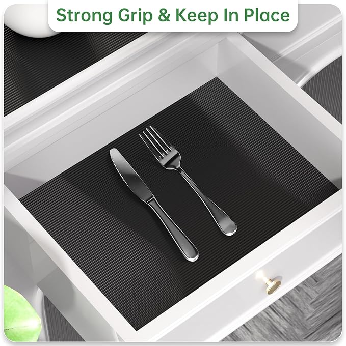 Shelf and Drawer Liner for Kitchen Cabinet, Non-Adhesive 18in x 120in - Image 6