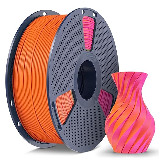 Matte PLA Filament 1.75mm, 1kg 3D Printer Filament, Smooth Matte Finish by YOOPAI