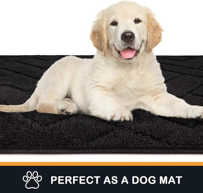 PURRUGS Dirt Trapping Door Mat 20" x 31.5", Non-Slip Machine Washable Entry Rug - Image 6