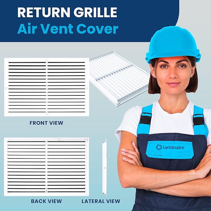 14x30 Inch Air Return Vent Cover Decorative – Premium Aluminum AC Vent Cover - Image 2