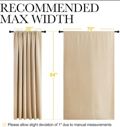 NICETOWN Room Darkening Curtains - Image 6
