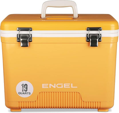 Engel 19qt Leak-Proof, Air Tight, Drybox Cooler and Small Hard Shell Lunchbox by ENGEL