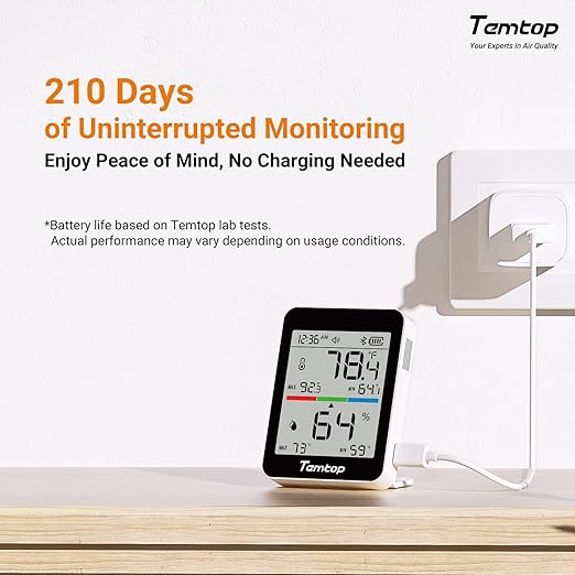 Temtop Indoor Thermometer T1 Variants-2pack) - Image 4