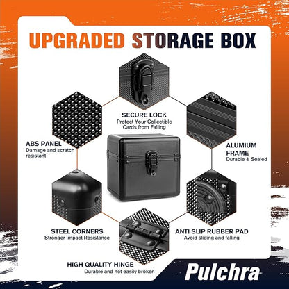 Pulchra Graded Card Storage Box, Top Loaders Case, Sports Trading Box, Slab PSA - Image 4